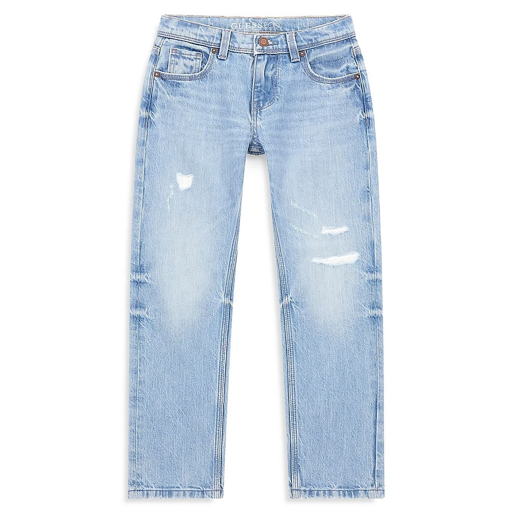 Hudson's Bay Boy's Rigid Denim Straight-Fit Jeans