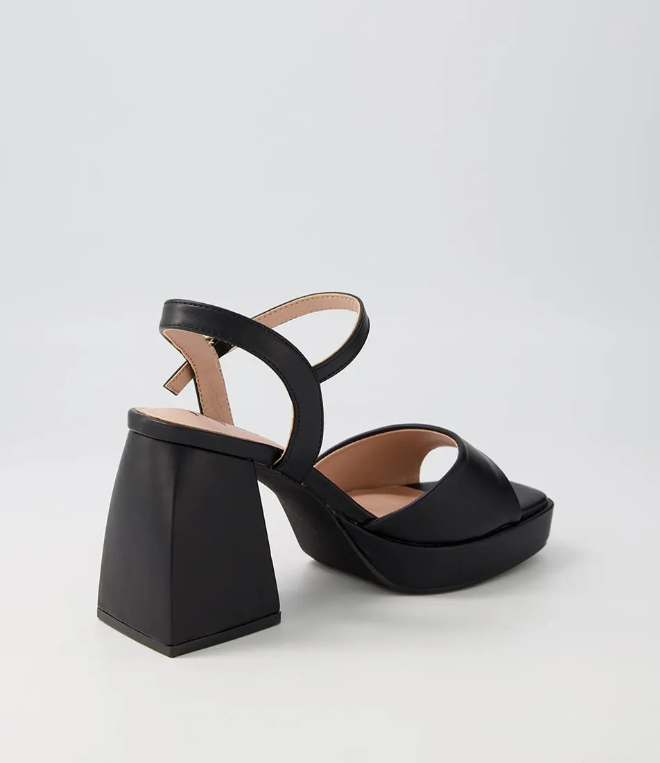 I LOVE BILLY Jessine Black Sandals