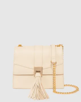 Ivory Ciara Tassel Crossbody Bag