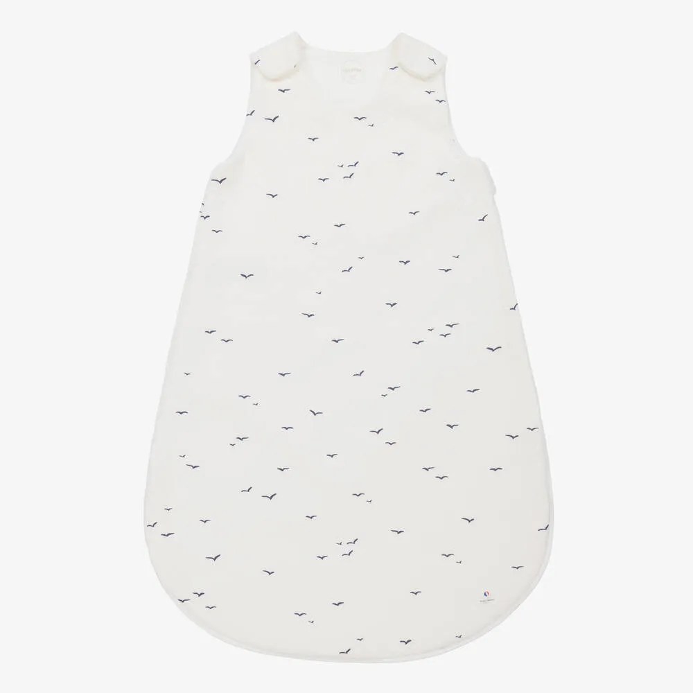 Ivory Cotton Baby Sleeping Bag