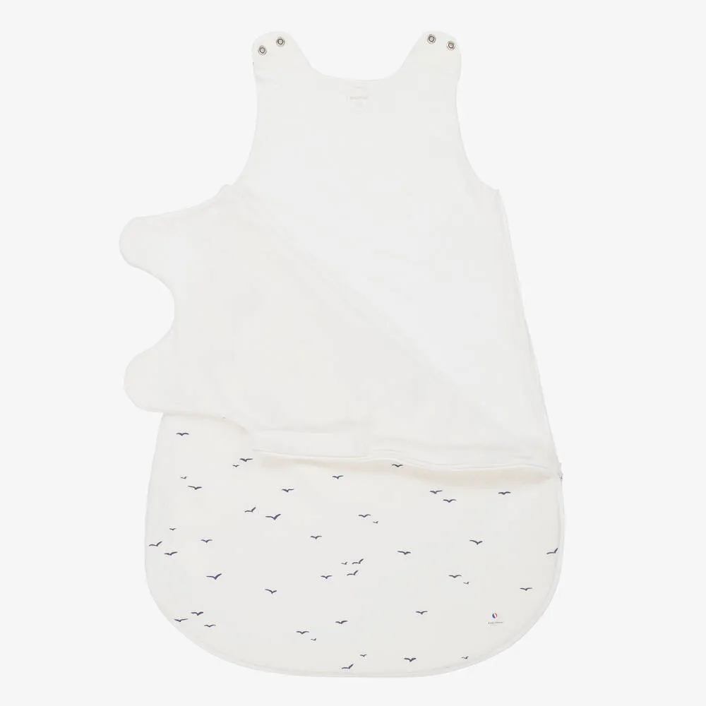 Ivory Cotton Baby Sleeping Bag