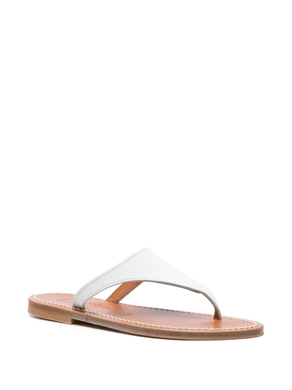 K Jacques St Tropez    K Jacques St Tropez Pegase Leather Flat Mules