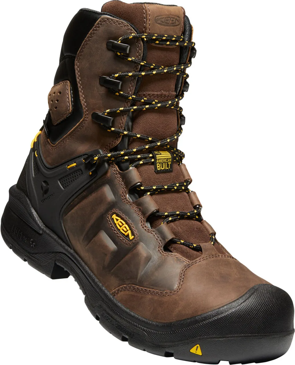 Keen | Dover | 8" WP CFT Work Boot | Dark Earth-Black