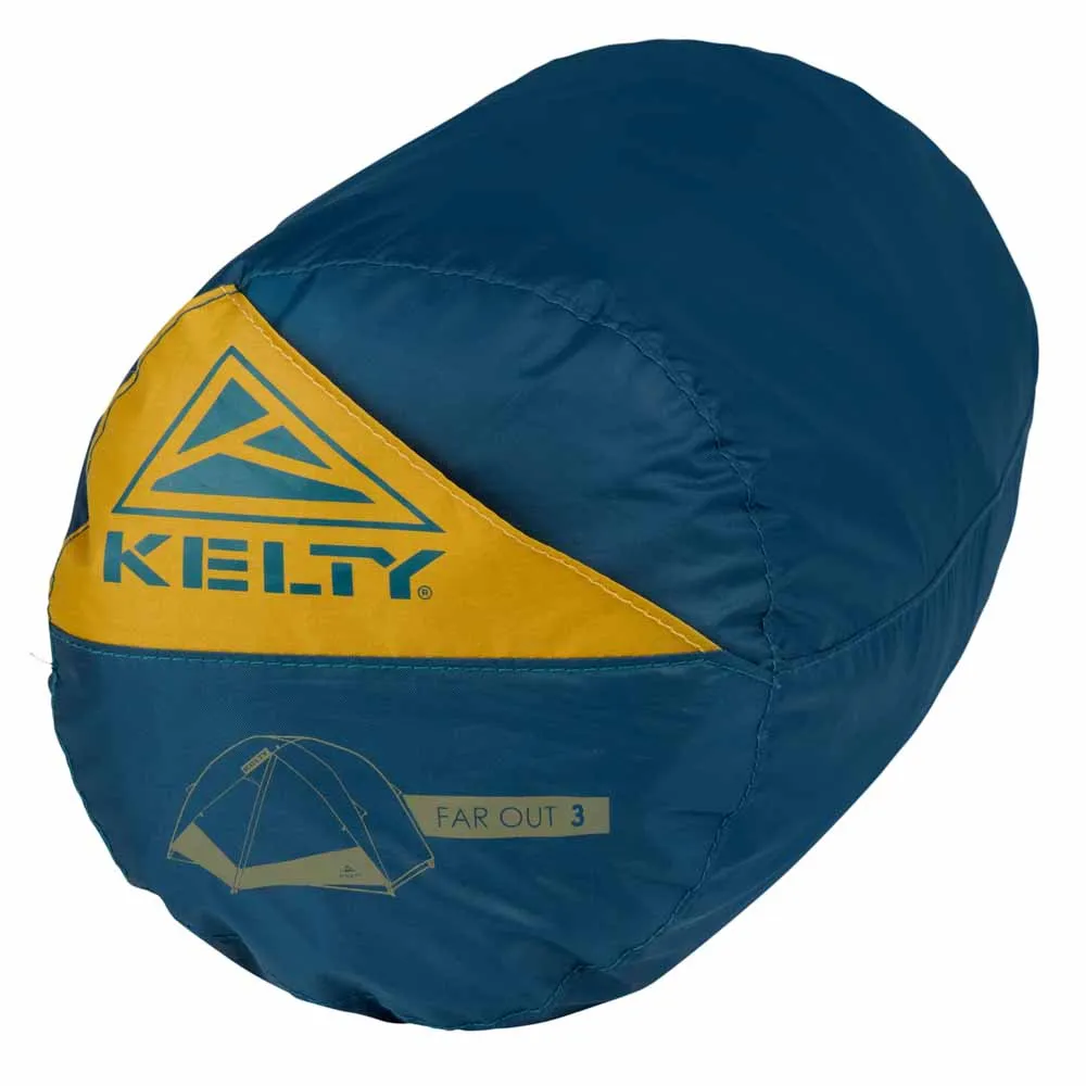 Kelty Far Out 3 Person Tent - Olive Oil/Deep Teal