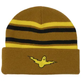 Krooked Skateboards Beanie Bird Lightening Tan