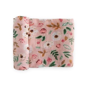 Little Unicorn Cotton Muslin Swaddle Blanket -Vintage Floral