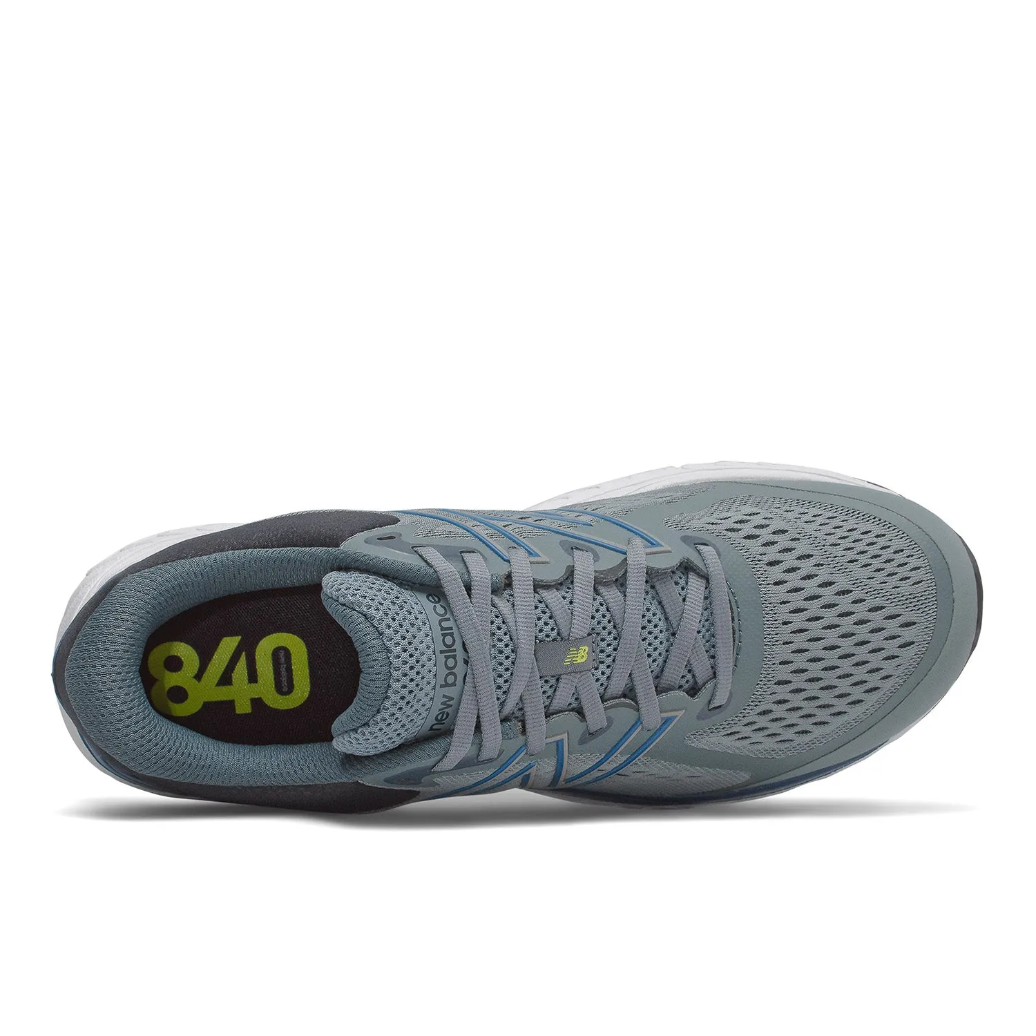 Men's New Balance 840v5 Color: Ocean Grey with Oxygen Blue (REGULAR & EXTRA WIDE WIDTH)