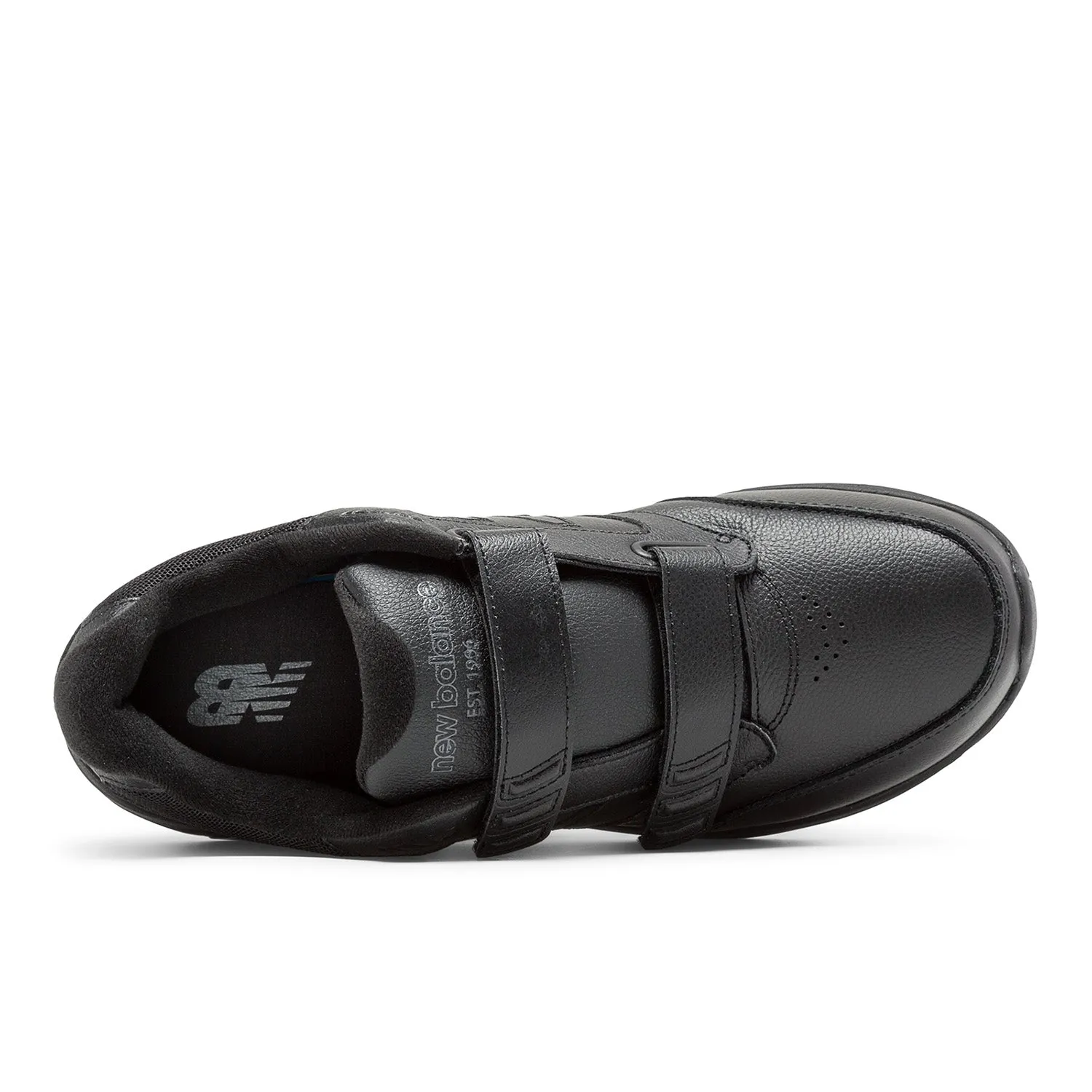 Men's New Balance Hook and Loop Leather 928v3 Color: Black (REGULAR & EXTRA WIDE WIDTH)