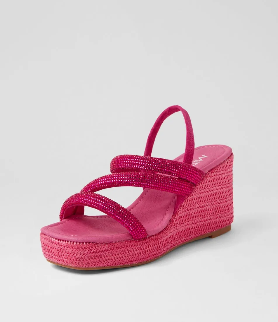 MIDAS Chillas Fuchsia Mix Multi Sandals