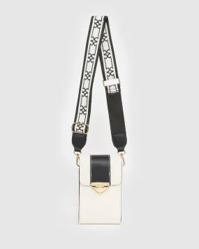 Multi Colour Koni Webbing Phone Crossbody Bag