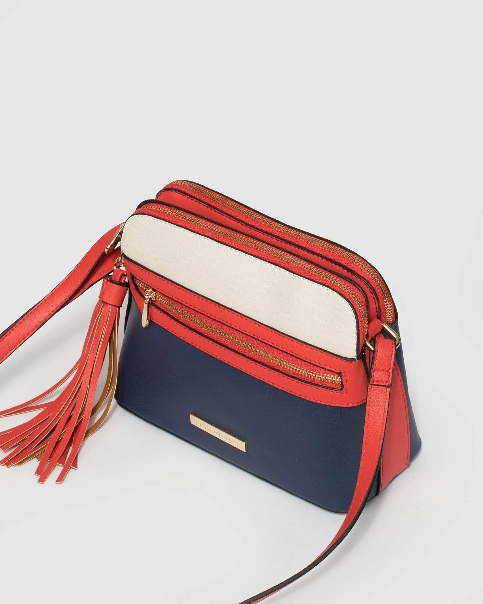 Multi Colour Zip Crossbody Bag