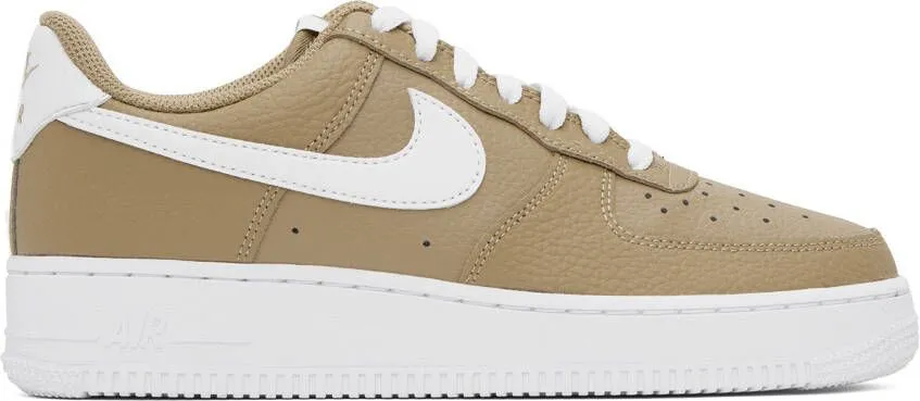 Nike Khaki Air Force 1 '07 Sneakers