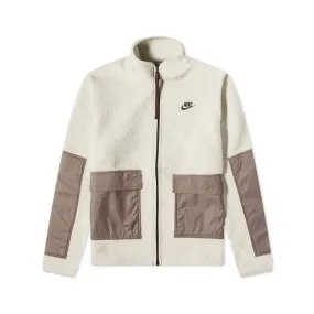 Nike Men's Sportswear Sperpa Fleece Essentials+ Jacket Light Bone