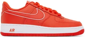 Nike Red Air Force 1 '07 Sneakers