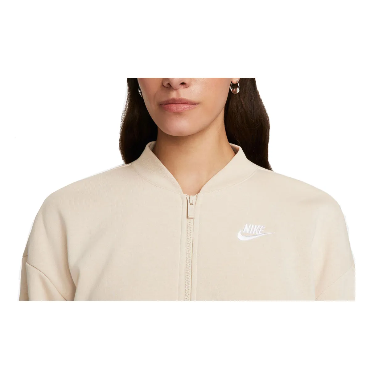 Nike SW Club Fleece Women's Oversized Cropped Full-Zip Jacket