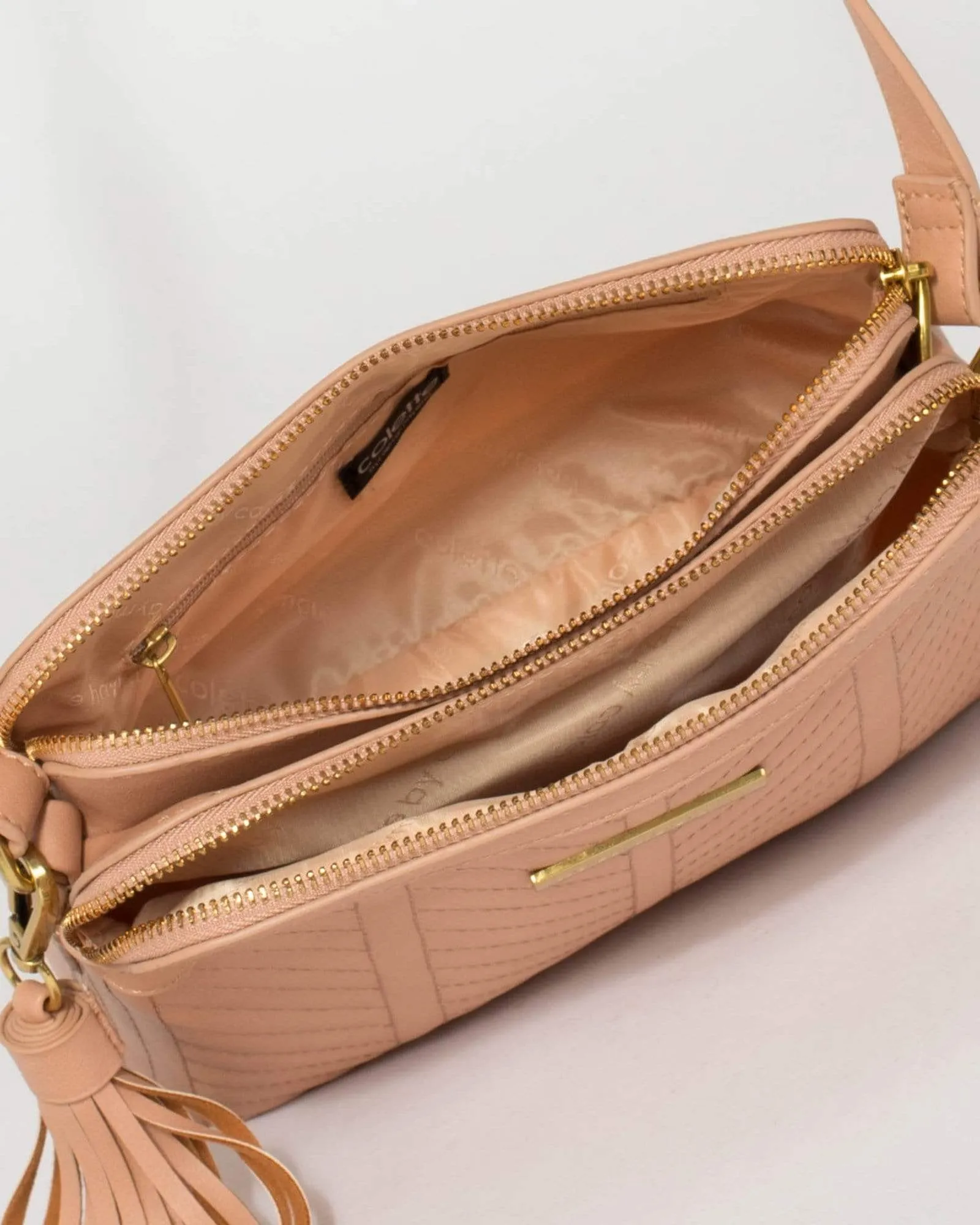 Nude Crossbody Bag