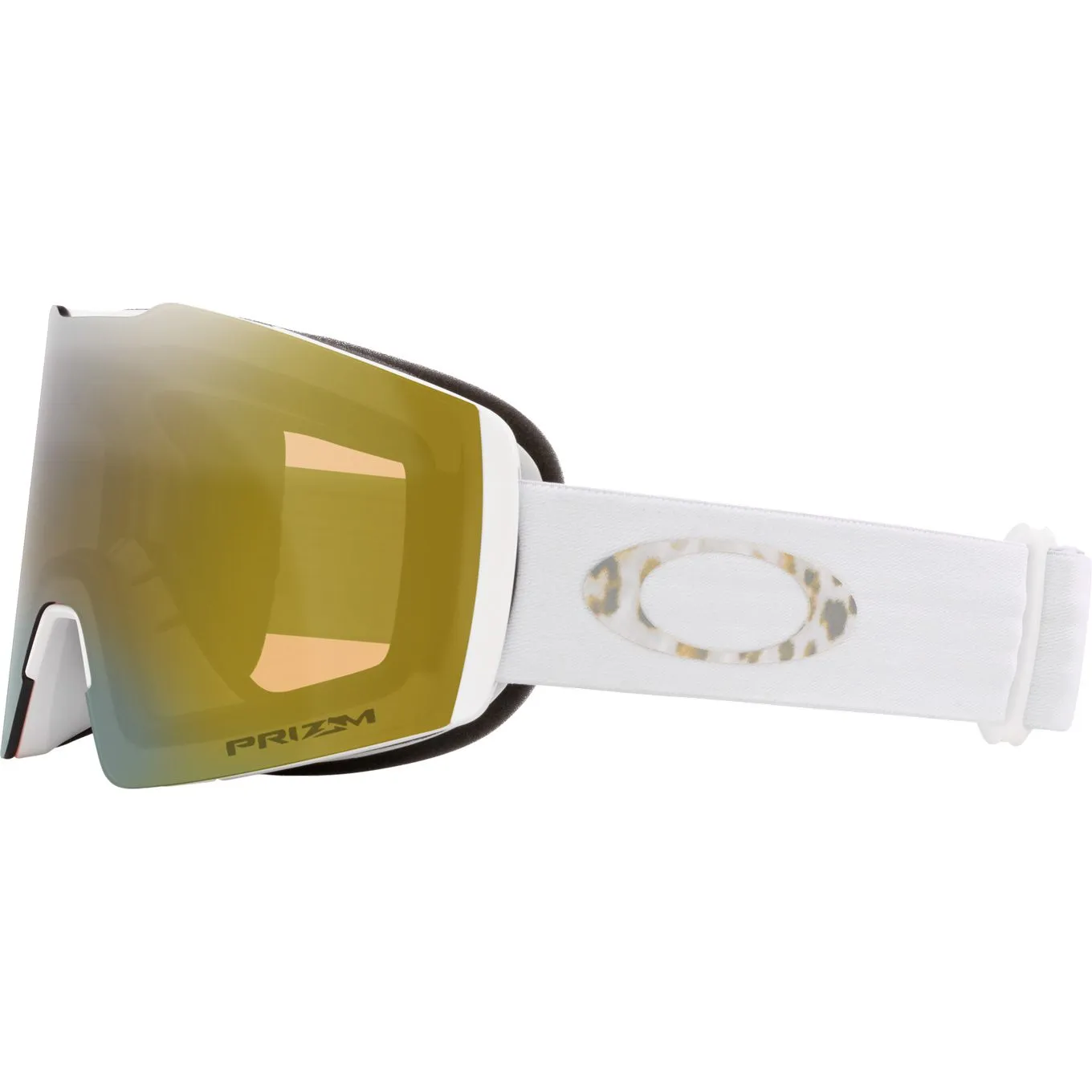 Oakley - Fall Line M Ski Goggles white leopard