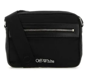 OFF-WHITE Sleek Core Camera Mini Handbag in Black