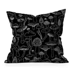 Ole Marcella Mushrooms Indoor / Outdoor Throw Pillows (DS)