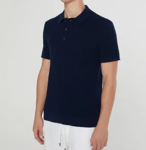 Onia Cotton Textured Knit Polo