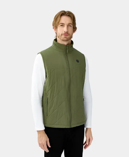 (Open-box) Men's Heated Quilted Vest - New Colors (Battery Set Not Included)