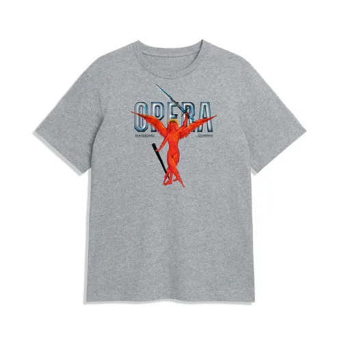 Opera Skateboards Shirt Sword Heather Grey