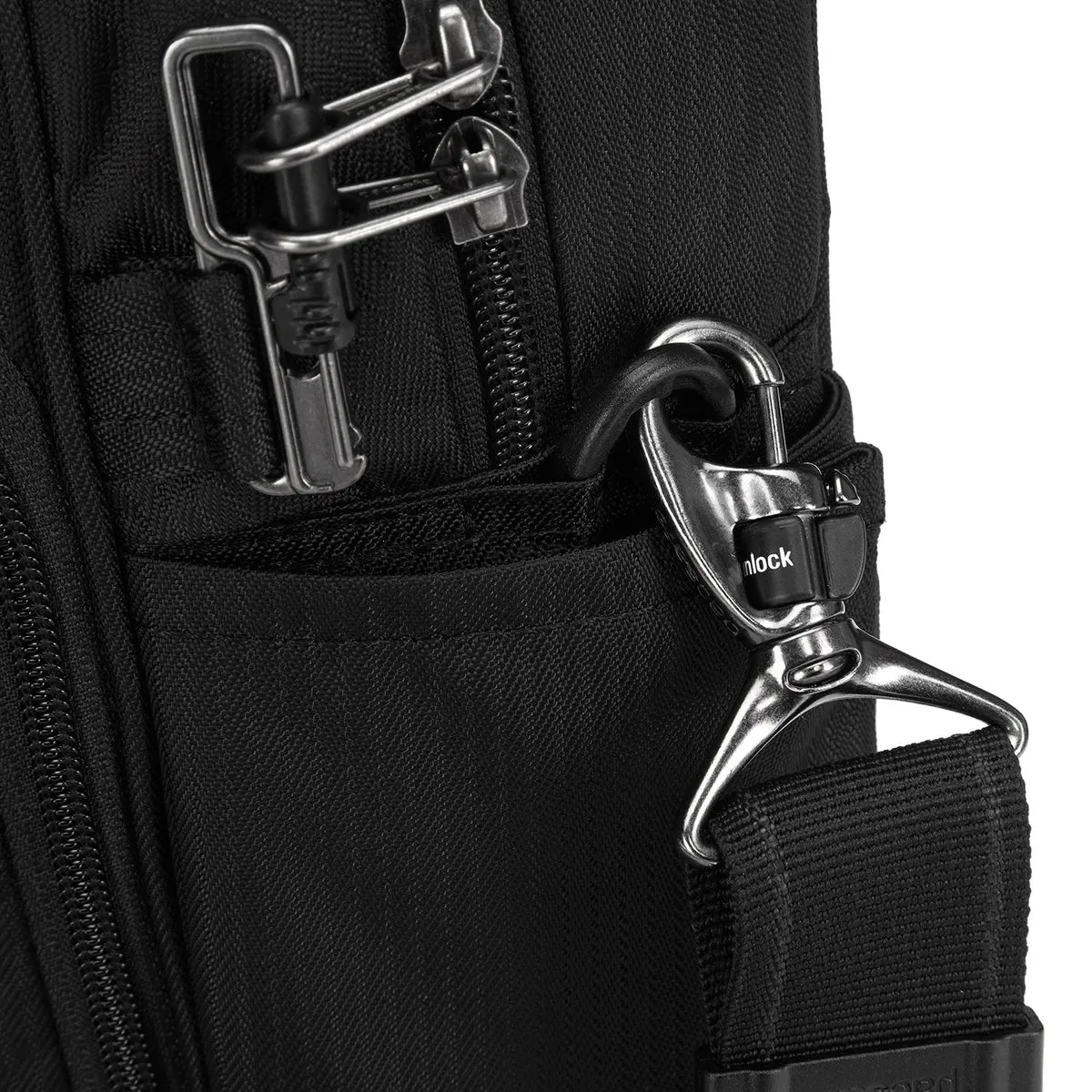 PacSafe Metrosafe LS250 Anti-Theft Shoulder Bag - Econyl Black