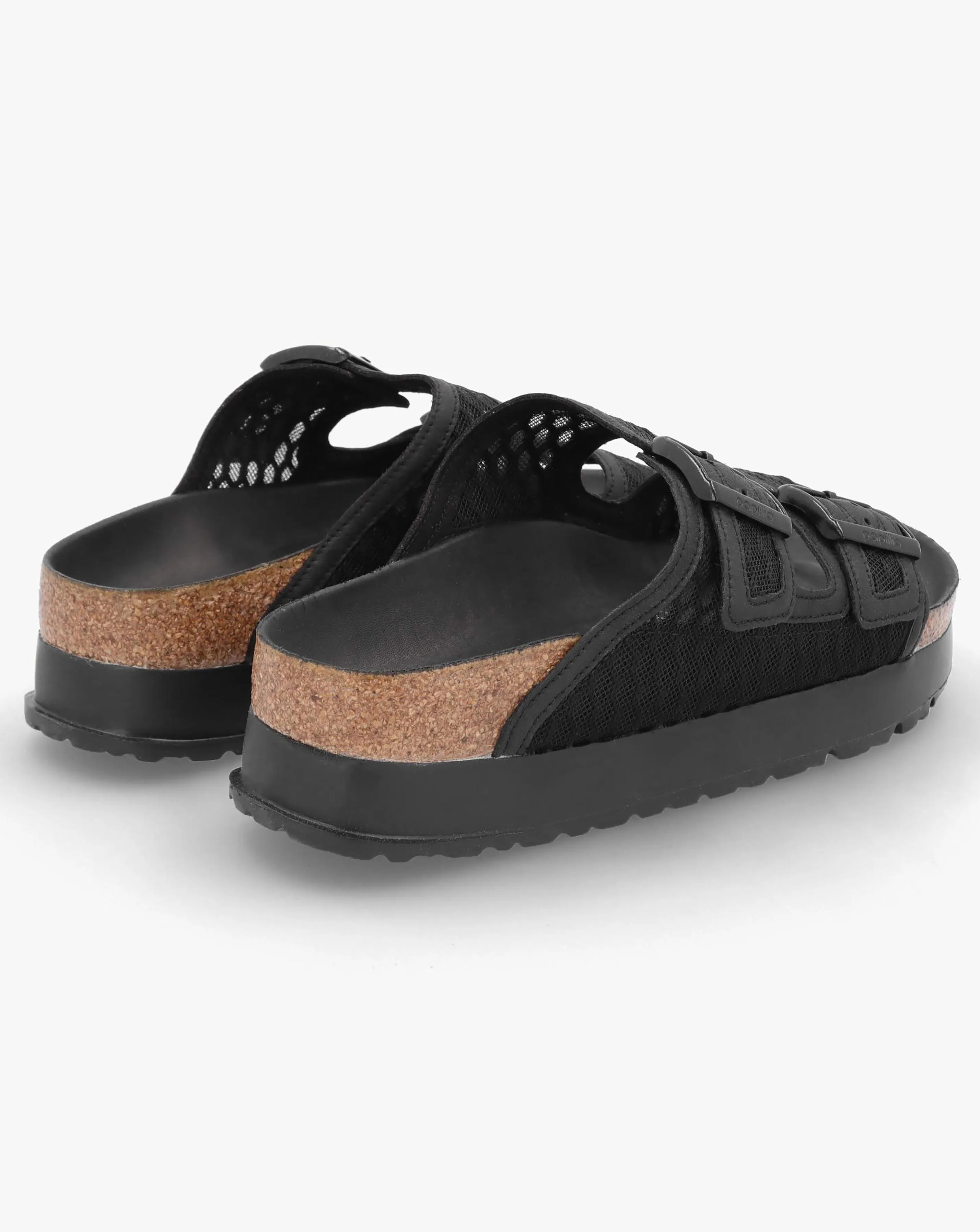 Papillio By Birkenstock Arizona Pap Flex Platform Black Mules Narrow Width