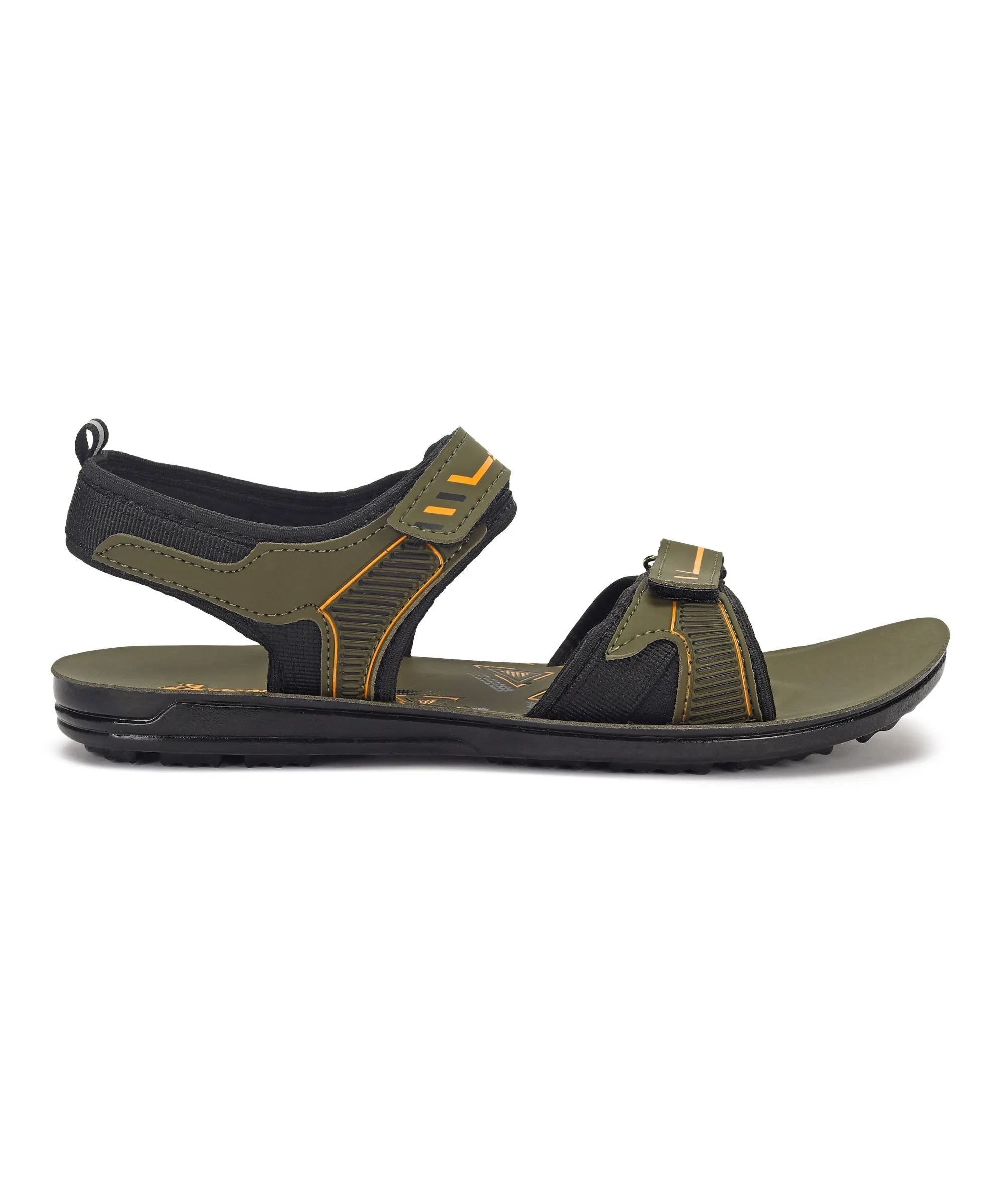 Paragon PUK2217G Men Stylish Velcro Sandals | Comfortable Sporty Sandals for Daily Outdoor Use | Casual Athletic Sandals with Cu