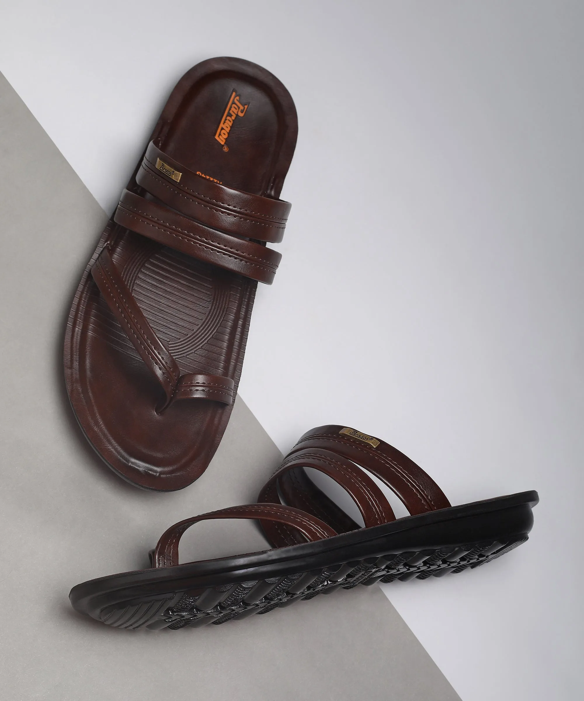 Paragon PUK2224G Men Stylish Sandals | Comfortable Sandals for Daily Outdoor Use | Casual Formal Sandals with Cushioned Soles