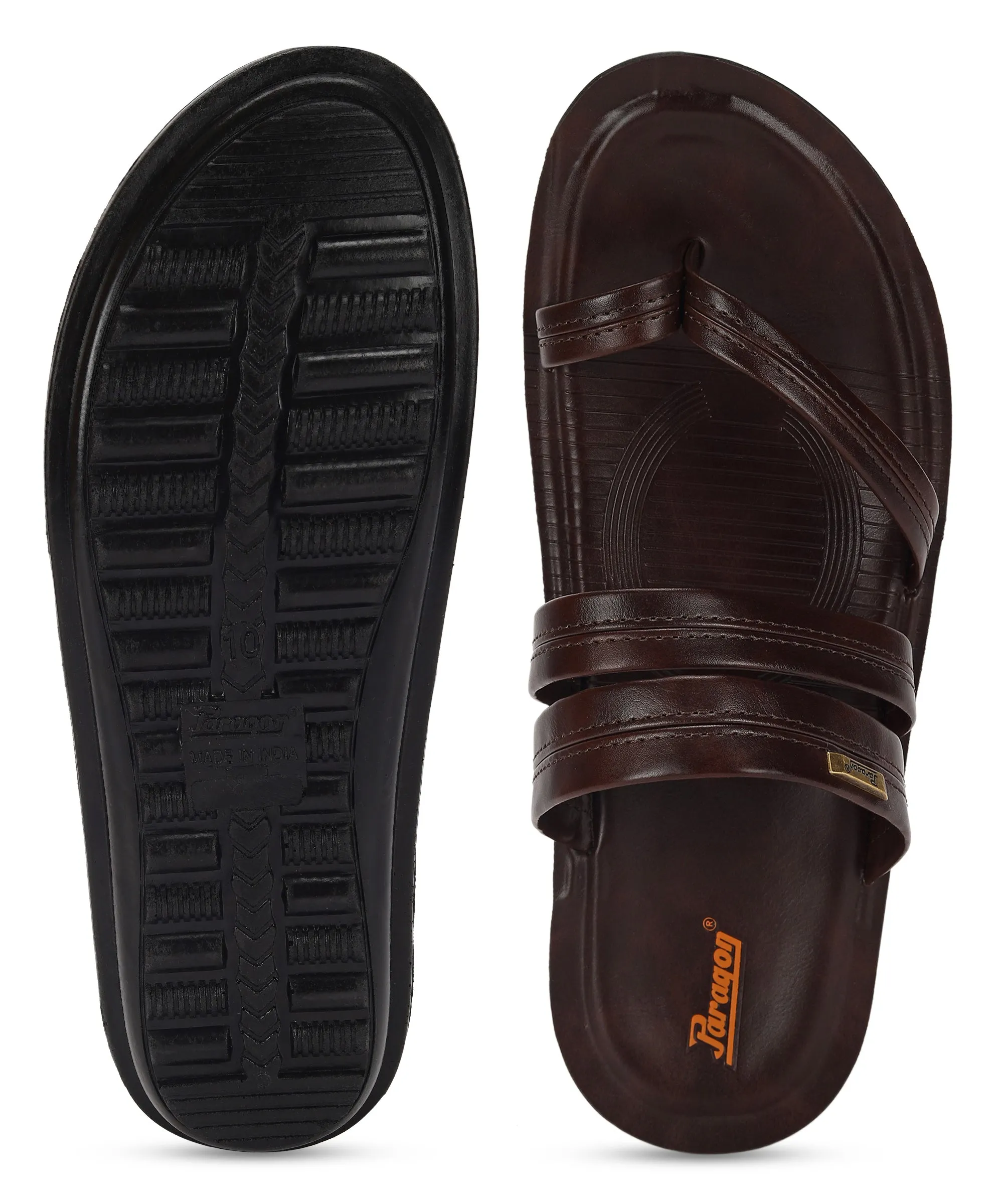 Paragon PUK2224G Men Stylish Sandals | Comfortable Sandals for Daily Outdoor Use | Casual Formal Sandals with Cushioned Soles