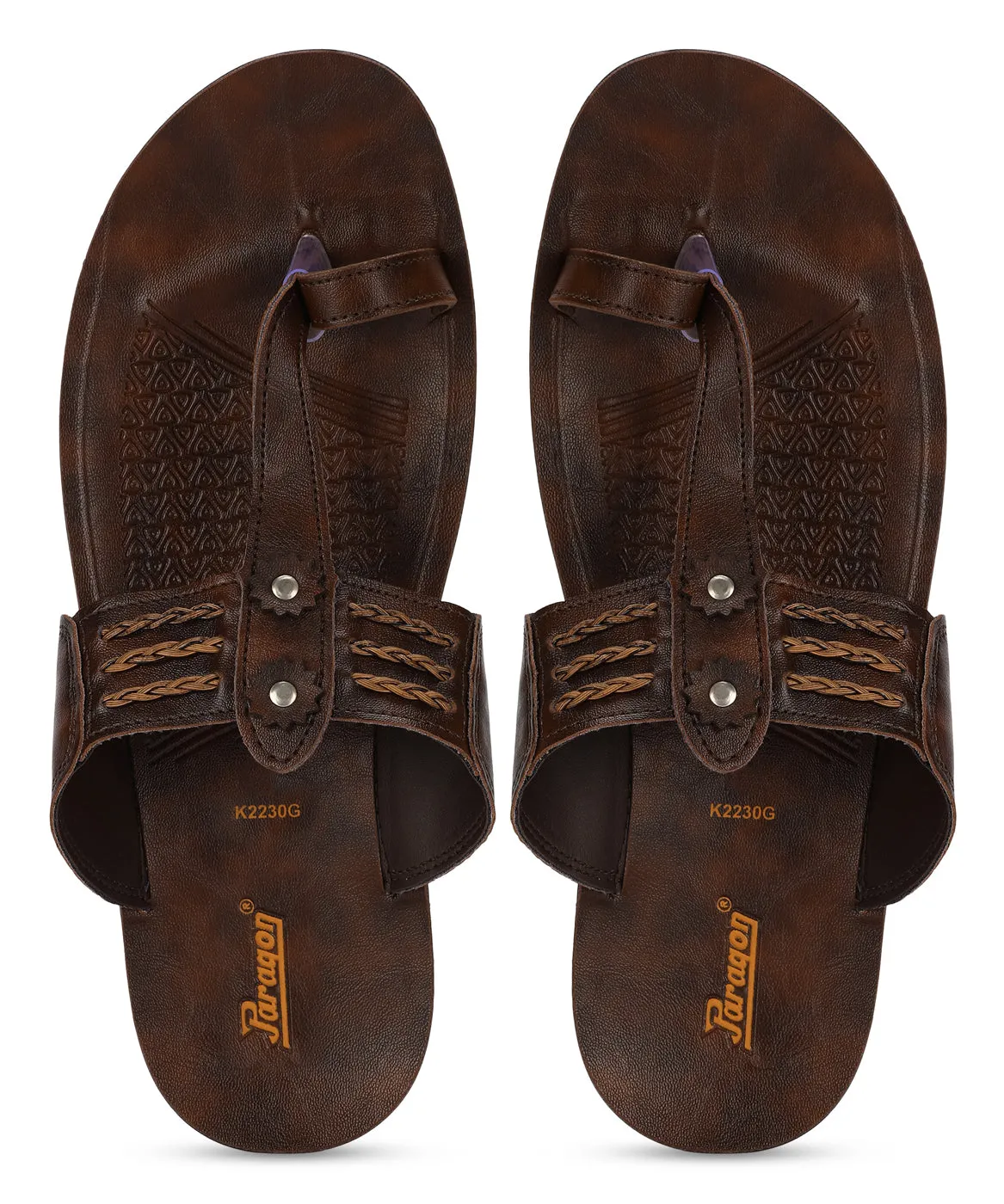 Paragon PUK2230G Men Stylish Sandals | Comfortable Sandals for Daily Outdoor Use | Casual Formal Sandals with Cushioned Soles