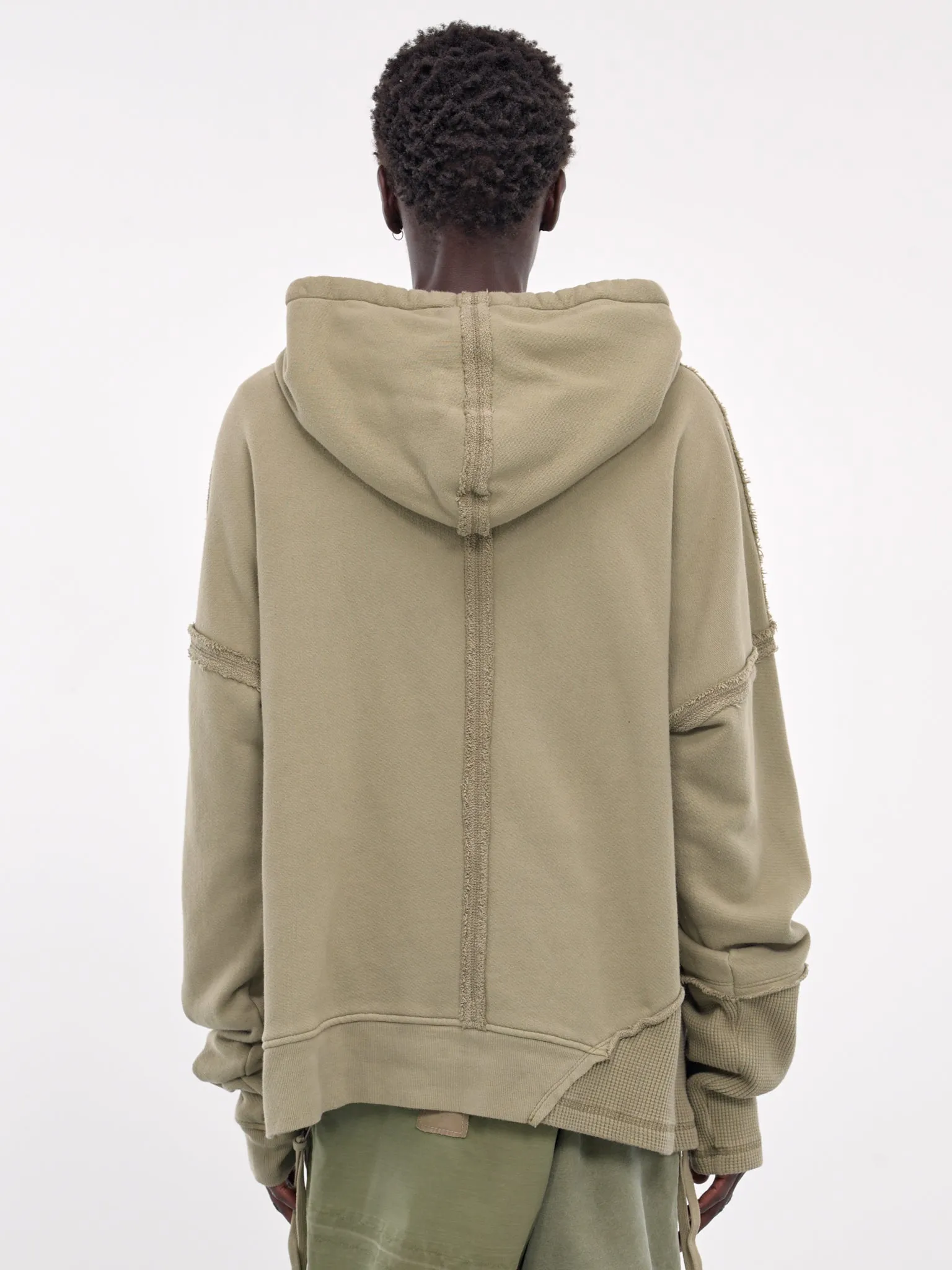 Patchwork Hoodie (JM308-ARMY)