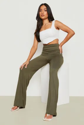 Petite Basic Soft Wide Leg Pants