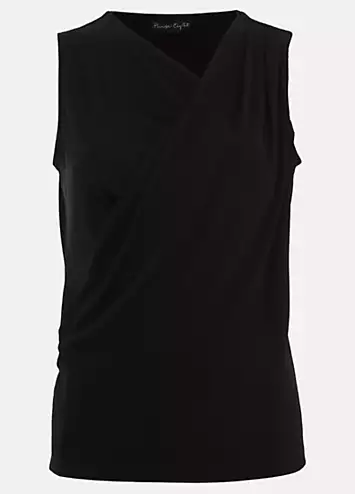 Phase Eight Sutton Sleeveless Drape Rib Top | Grattan