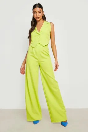 Pleat Front Wide Leg Dress Pants