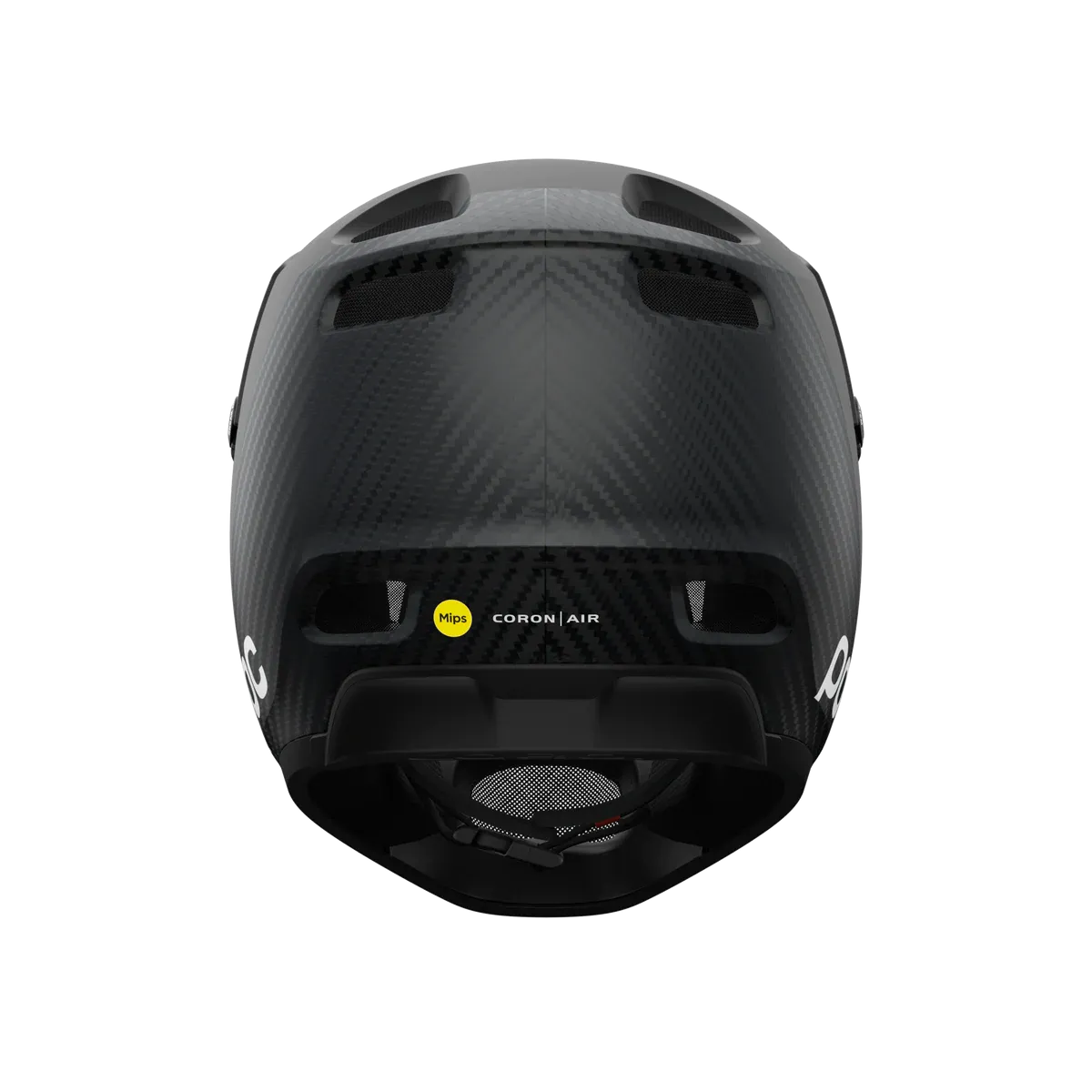 POC Coron Air Carbon MIPS Full Face Helmet - Carbon Black