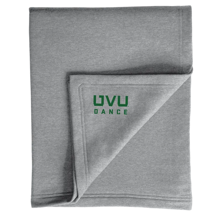 Port & Company Core Fleece Sweatshirt Blanket- UVU Dance