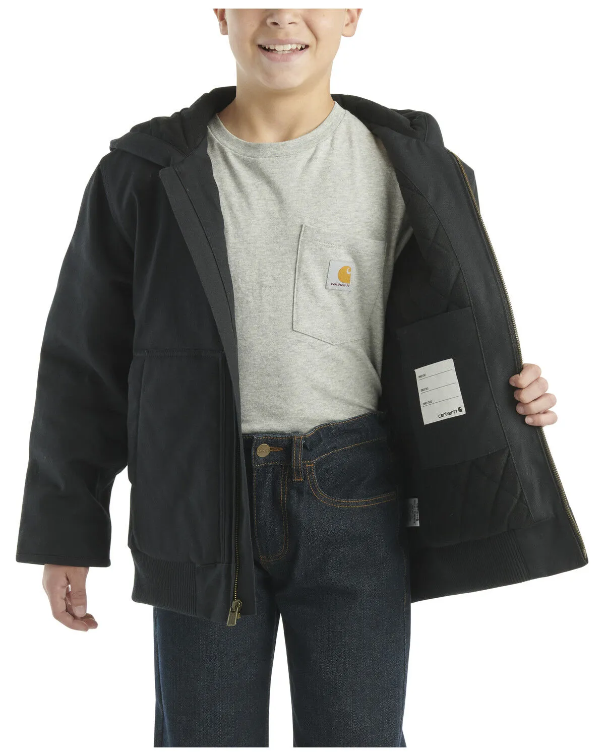 Product Name:  Carhartt Little Boys' Flannel Quilt Lined Active Jacket