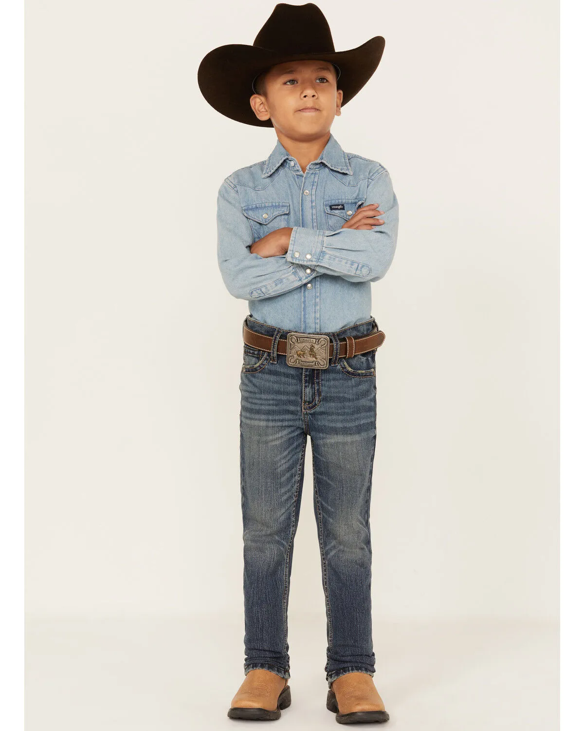 Product Name:  Cody James Little Boys' Blue Roan Straight Slim Jeans