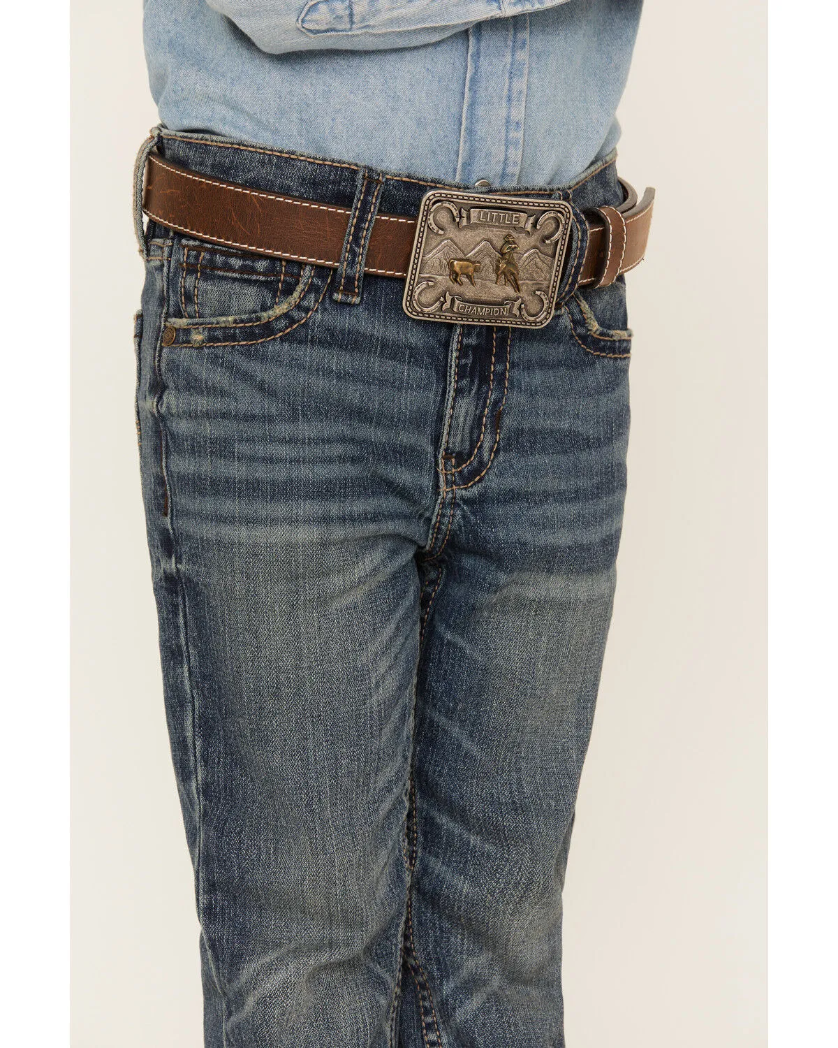 Product Name:  Cody James Little Boys' Blue Roan Straight Slim Jeans