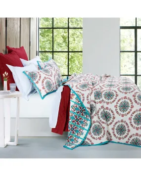 Product Name:  HiEnd Accents Multi Sonora Two Piece Twin Quilt Bed Set