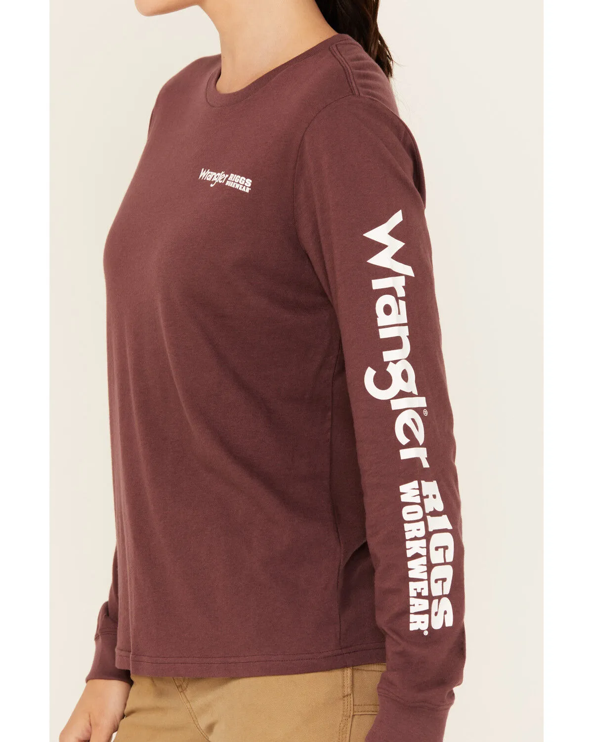 Product Name:  Wrangler RIGGS Women's Boot Barn Exclusive Long Sleeve Logo Graphic Work Tee