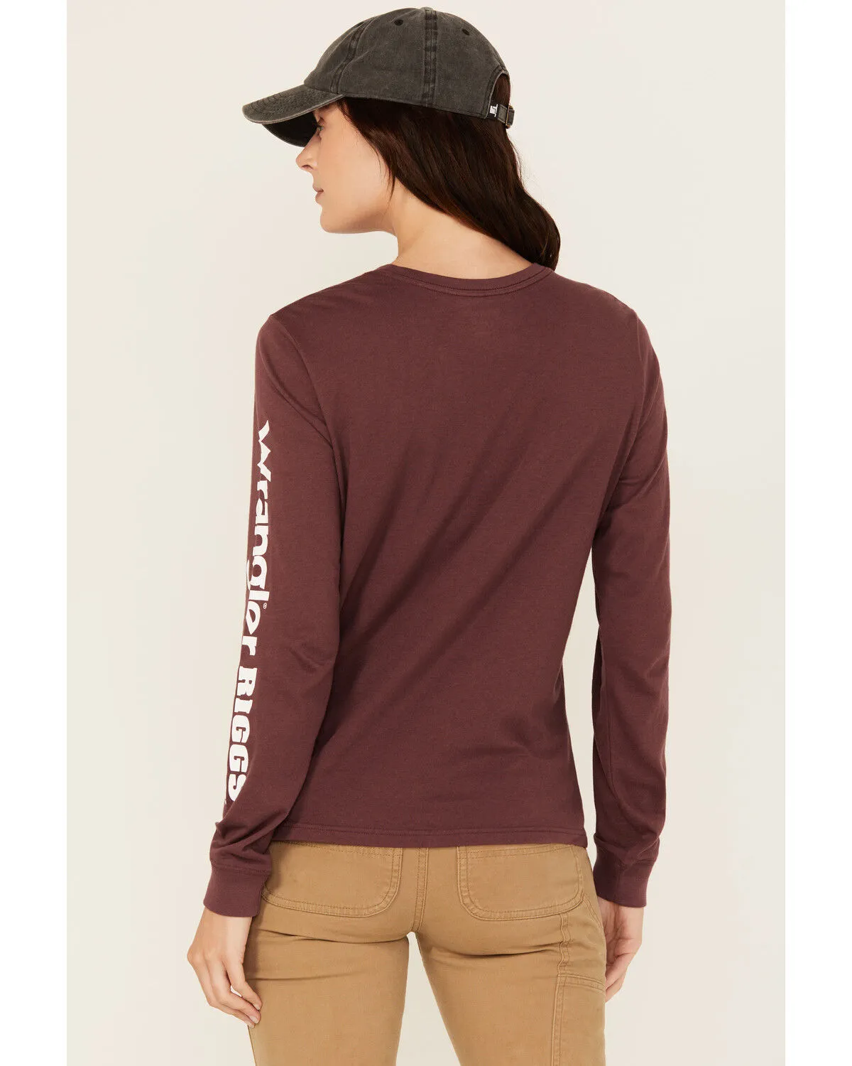 Product Name:  Wrangler RIGGS Women's Boot Barn Exclusive Long Sleeve Logo Graphic Work Tee