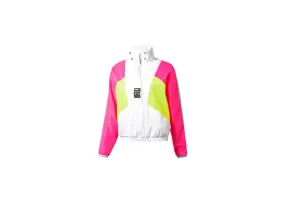 PUMA - Women - TFS OG Wind Jacket - White/Pink/Neon Yellow