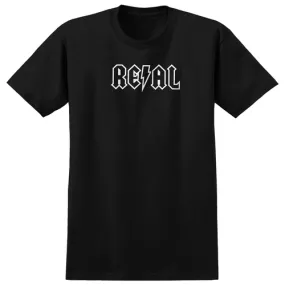 Real Skateboards Shirt Deeds Black/White