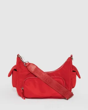 Red Jaimie Pouch Crossbody Bag