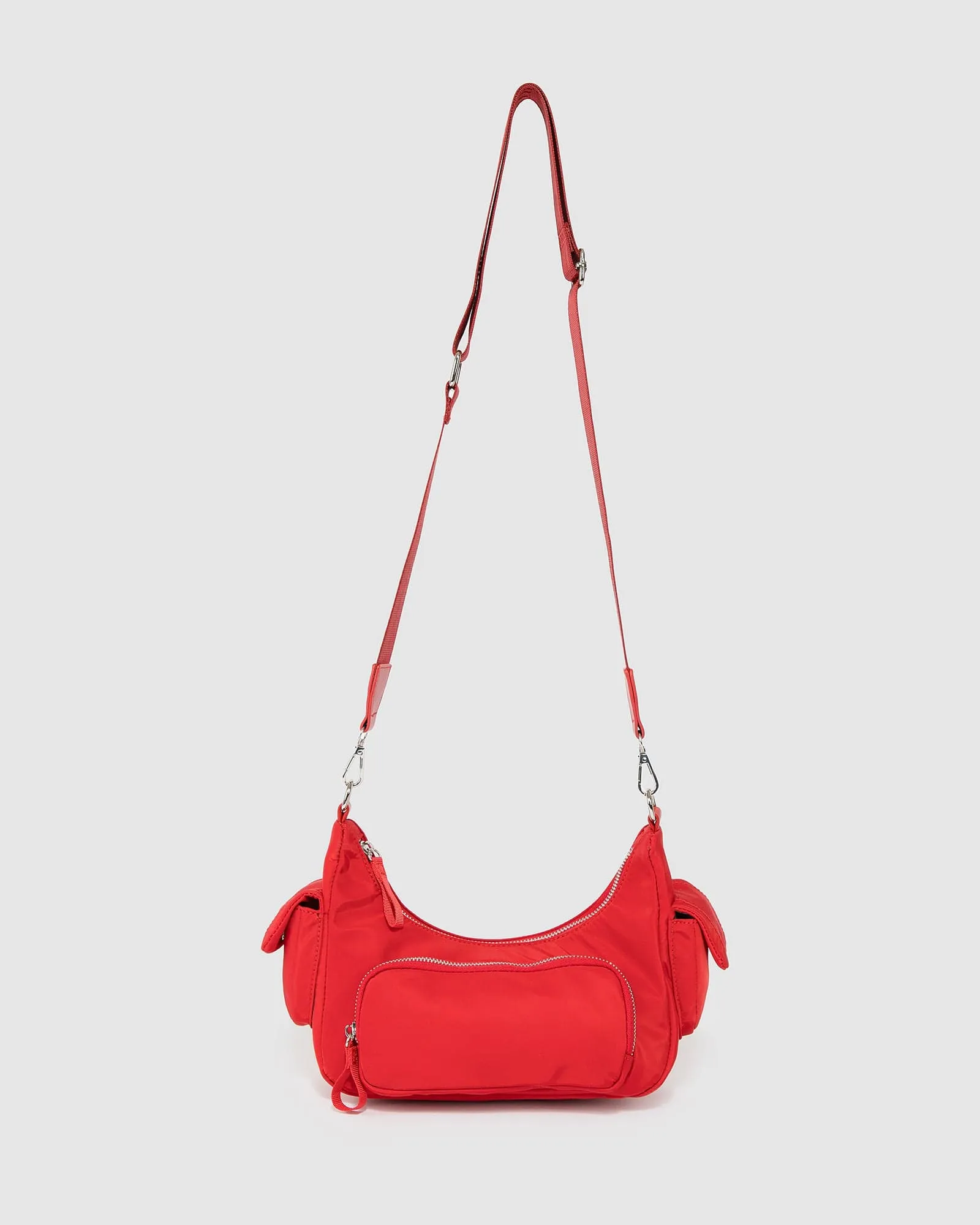 Red Jaimie Pouch Crossbody Bag