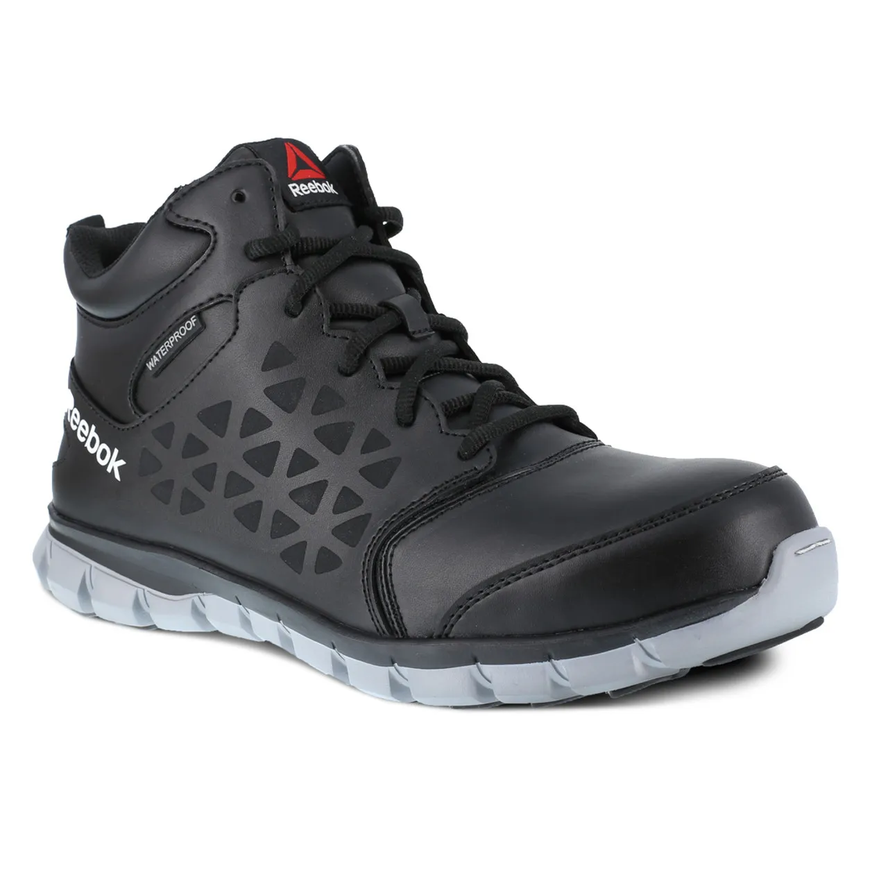 Reebok Men's Sublite Cushion Mid-Cut Work Boot - Black / Grey