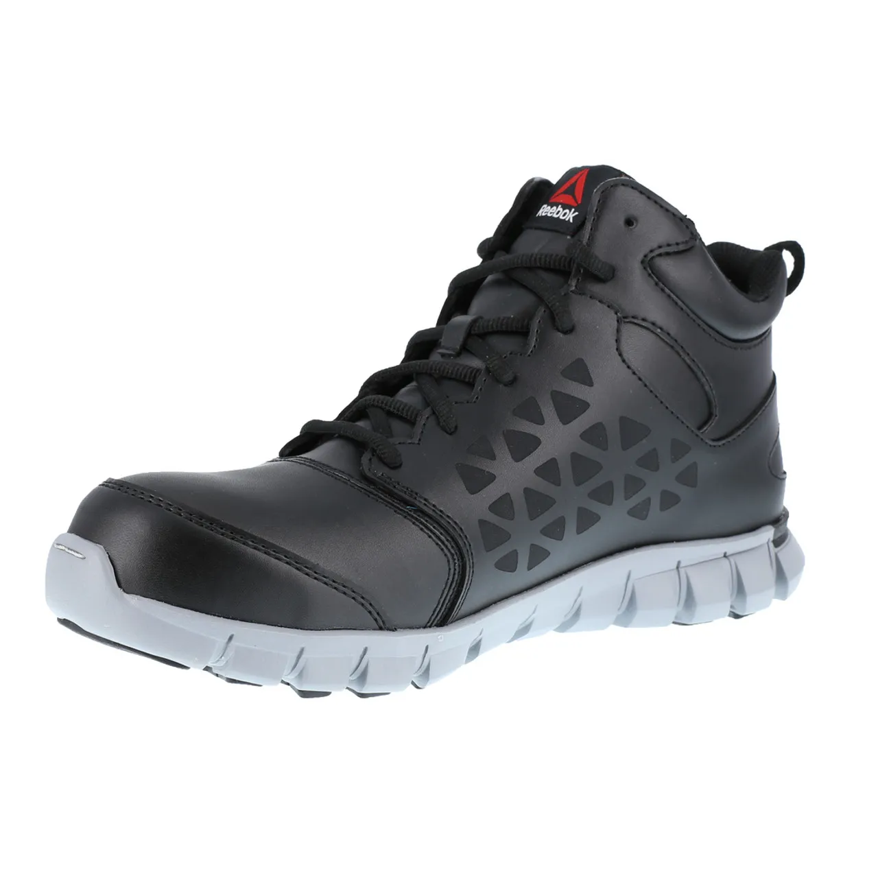 Reebok Men's Sublite Cushion Mid-Cut Work Boot - Black / Grey